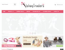 Tablet Screenshot of ishaqtraders.com